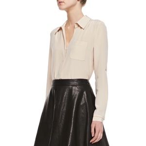 Diane von Furstenberg Lorelei 100% silk blouse NWT